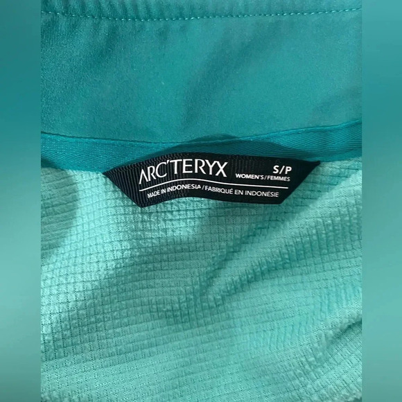 Arc'teryx Women's Delta LT Zip Neck Pullover Fleece Jacket Green Size small - Picture 5 of 8
